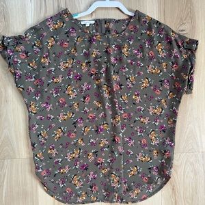 Maurices Floral Blouse size Med